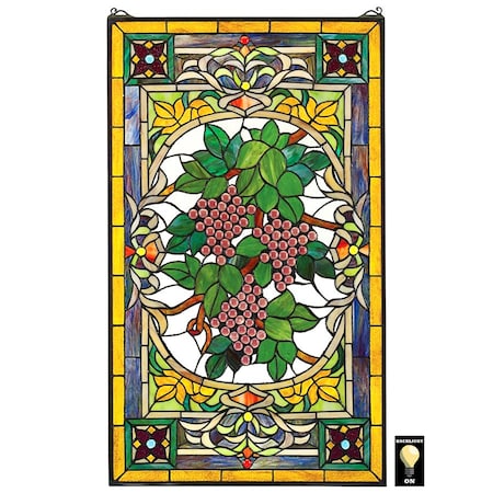 Fruit Of The Vine Stained Glass Window